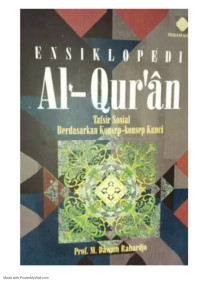 Ensiklopedi Al-Qur'an: Tafsir berdasarkan konsep-konsep kunci