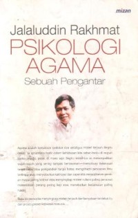 Psikologi agama : sebuah pengantar