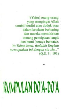 Kumpulan doa-doa