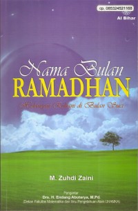 Image of Nama bulan ramadhan : hidangan ruhani di bulan suci